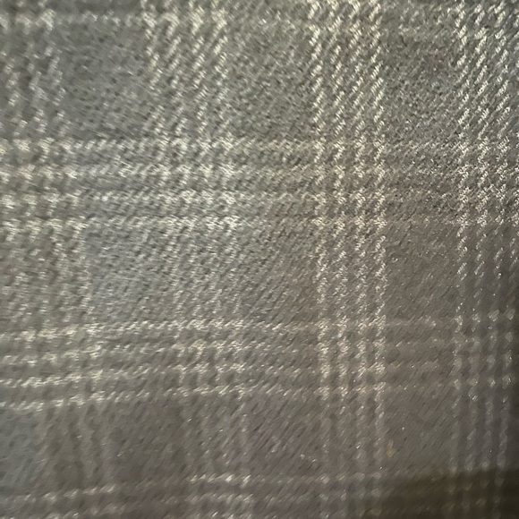 Mackage Wool Coat – Black & Gray Plaid with Leather Belt (XS) - Picture 4 of 5